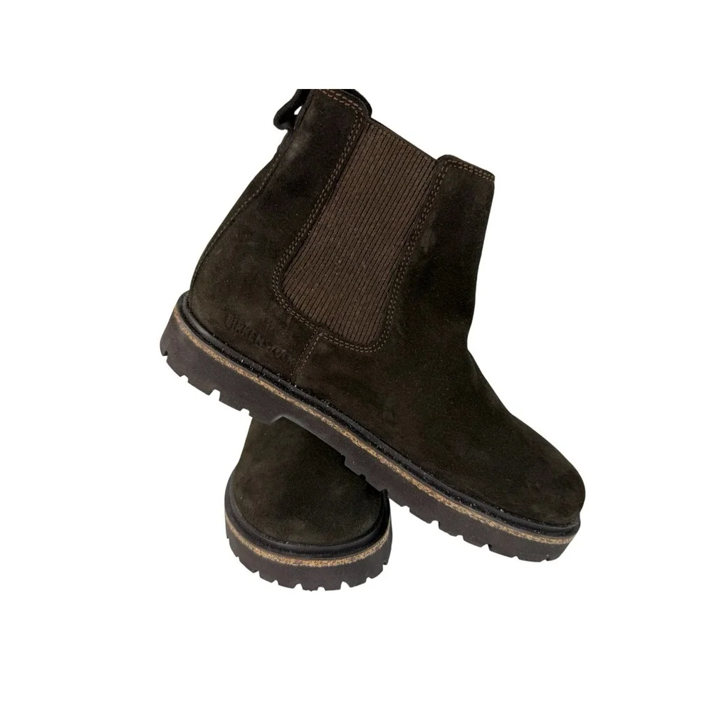 Birkenstock Highwood Slip On Chelsea Boot Mocha Women's Size 7 No Box - Picture 4 of 6